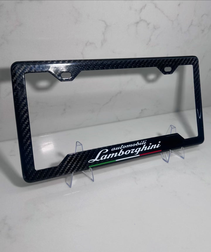 Lamborghini Carbon Fiber Plate Frame