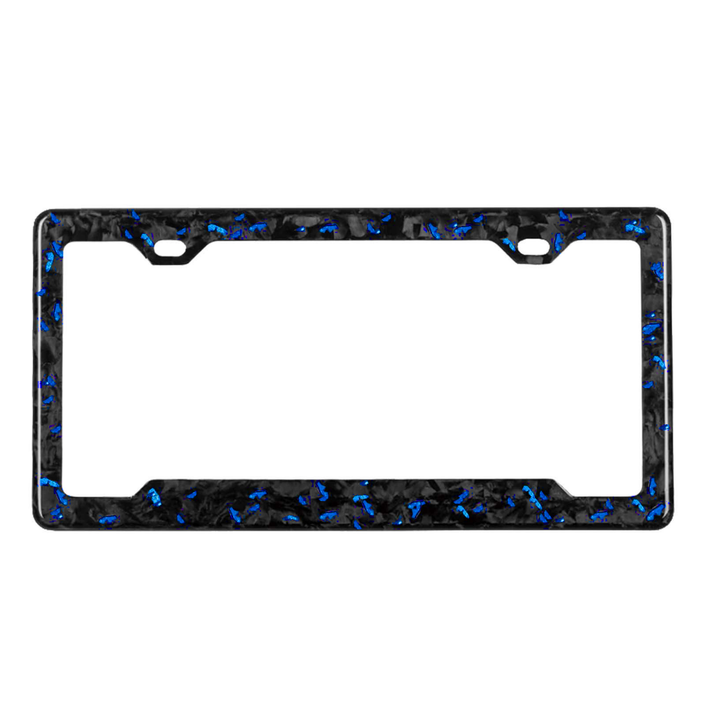 Blue Fragment | Forged Carbon Fiber License Plate
