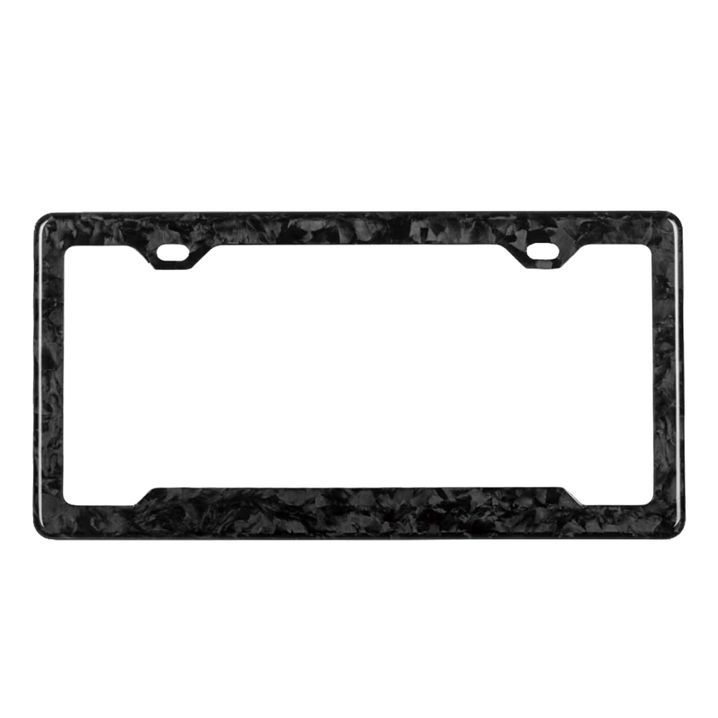 Black Fragment | Forged Carbon Fiber License Plate