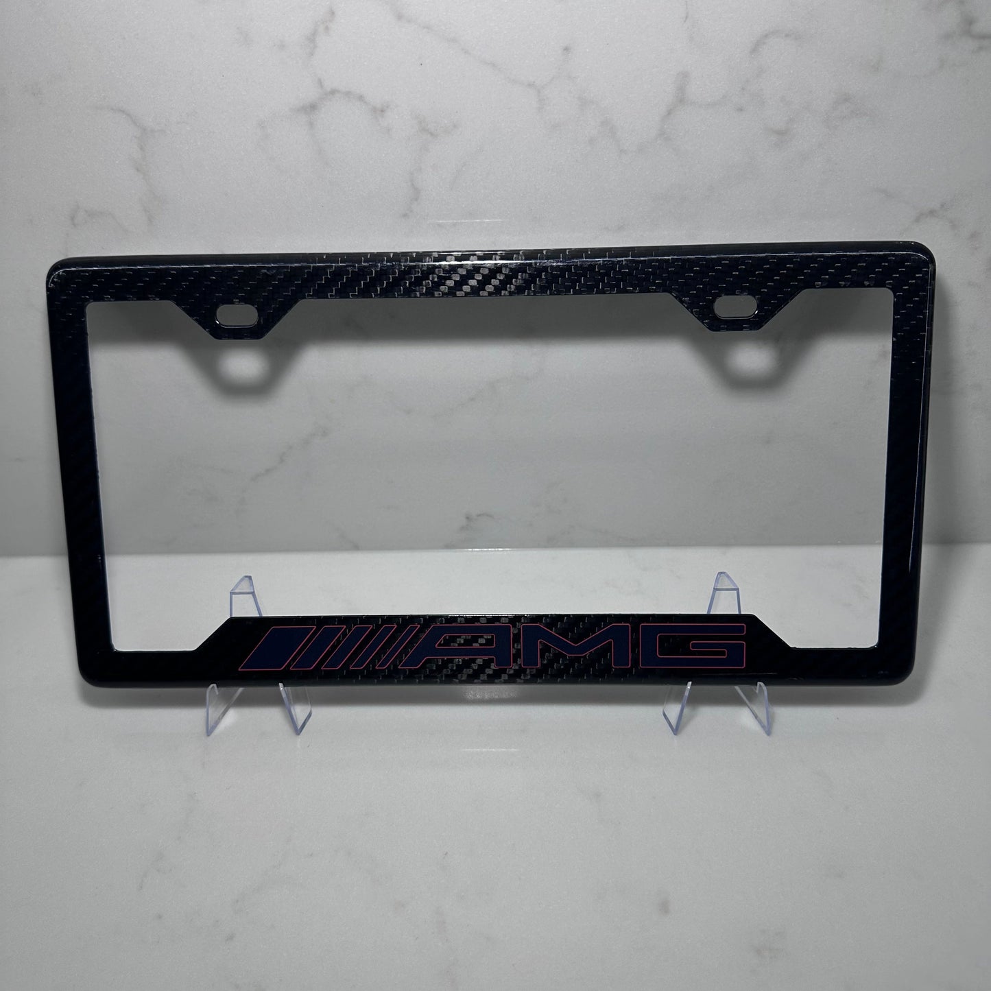 AMG Red Carbon Fiber Plate Frame