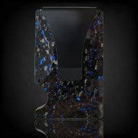 Blue Forged Carbon Card Holder