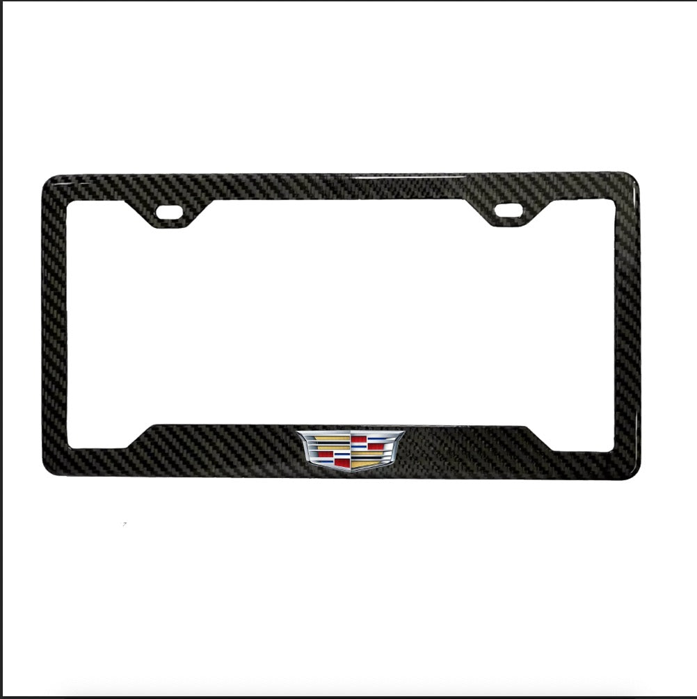 Cadillac Carbon Fiber Plate Frame