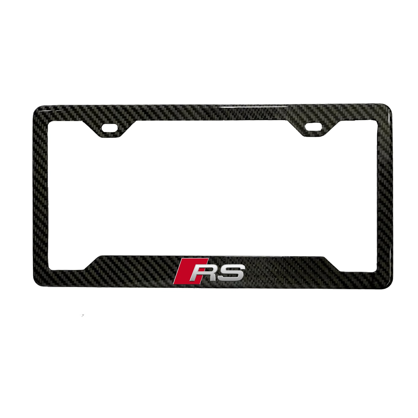 Audi RS Carbon Fiber Plate Frame