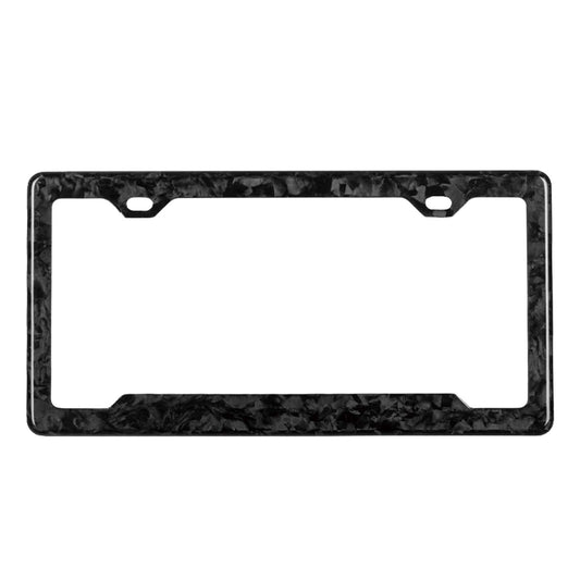 Black Fragment | Forged Carbon Fiber License Plate