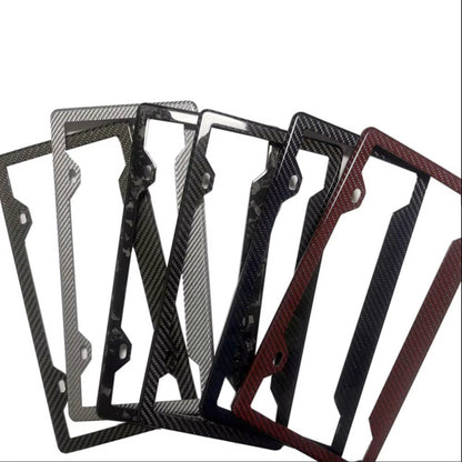 3K Twill Carbon Fiber License Plate Frame