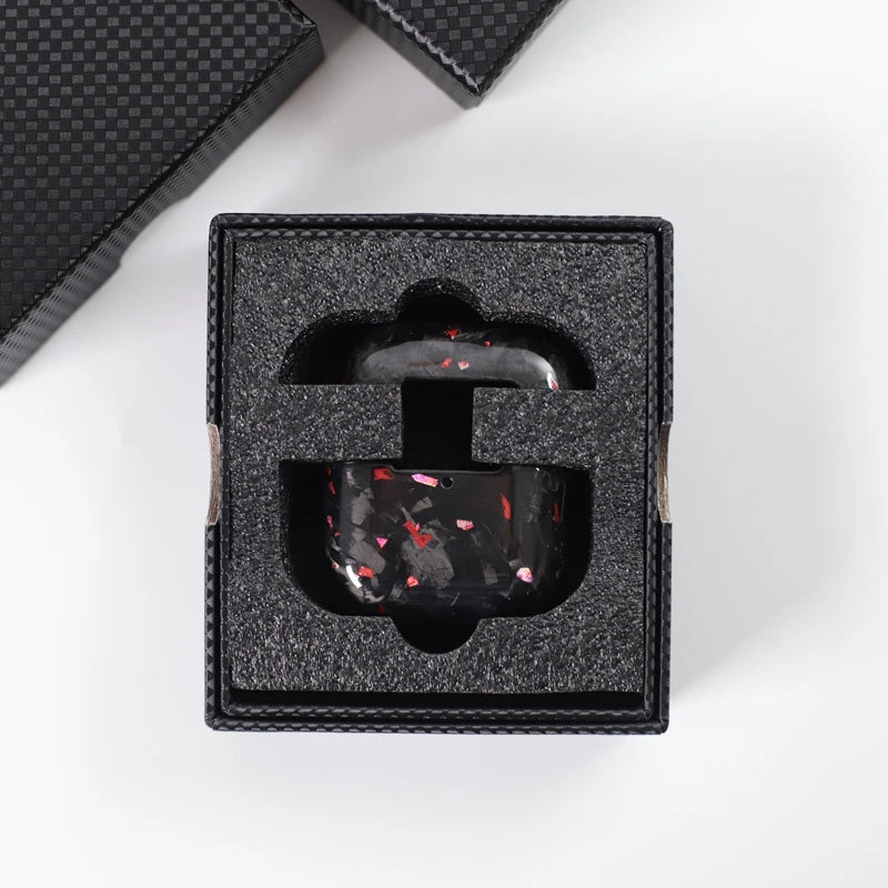 AirPods | Real Forged Carbon | Red Fragment