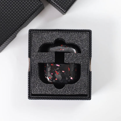 AirPods | Real Forged Carbon | Red Fragment