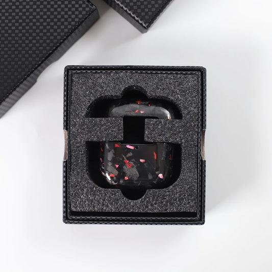 AirPods | Real Forged Carbon | Red Fragment