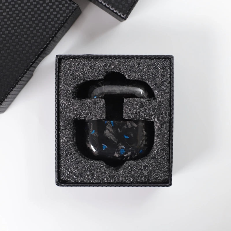 AirPods | Real Forged Carbon | Blue Fragment