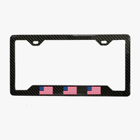 American Flag x3 Carbon Plate Frame