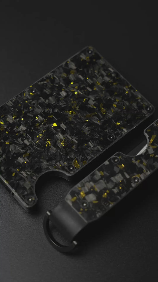 Gold Fragment | Forged Carbon Fiber | Key Case
