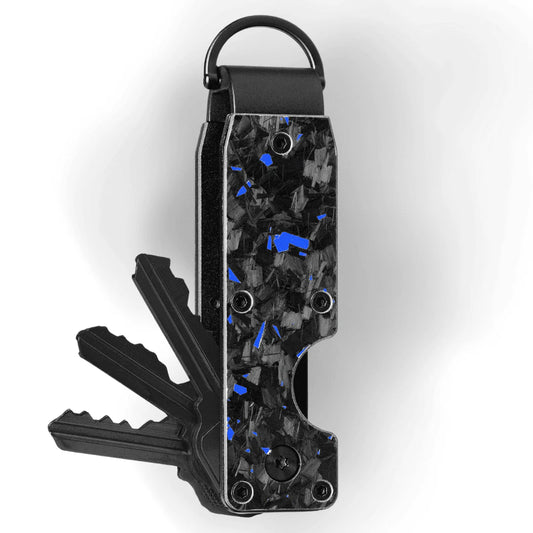 Blue Fragment | Forged Carbon Fiber | Key Case