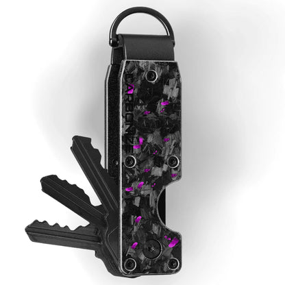 Purple Fragment | Forged Carbon Fiber | Key Case