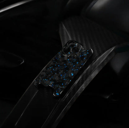 Blue Fragment  | Forged Carbon Fiber | iPhone Case | SKELETON SERIES
