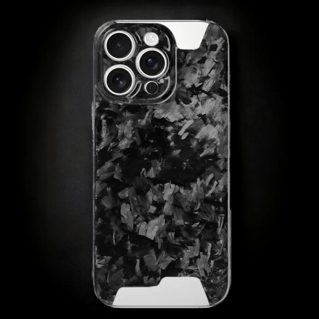 Black Fragment  | Forged Carbon Fiber | iPhone Case | SKELETON SERIES