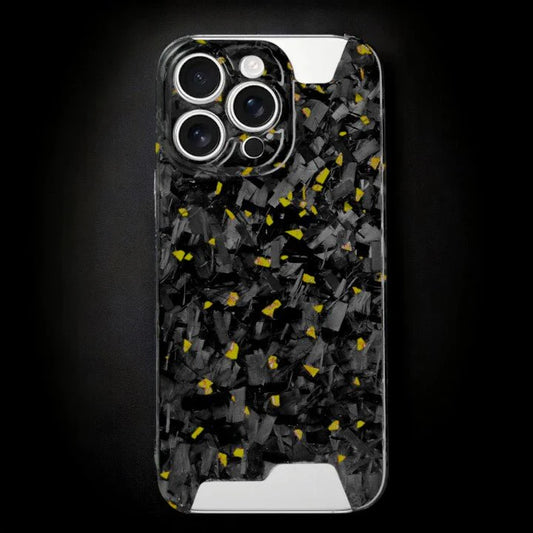 Gold Fragment  | Forged Carbon Fiber | iPhone Case | SKELETON SERIES